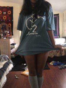 belle africaine du 56 en exhib sexy